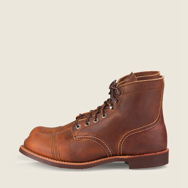 Botas Red Wing Heritage Hombre Marrom - Iron Ranger - 6-Inchr Rough & Tough Cuero - 592-MPWGIJ